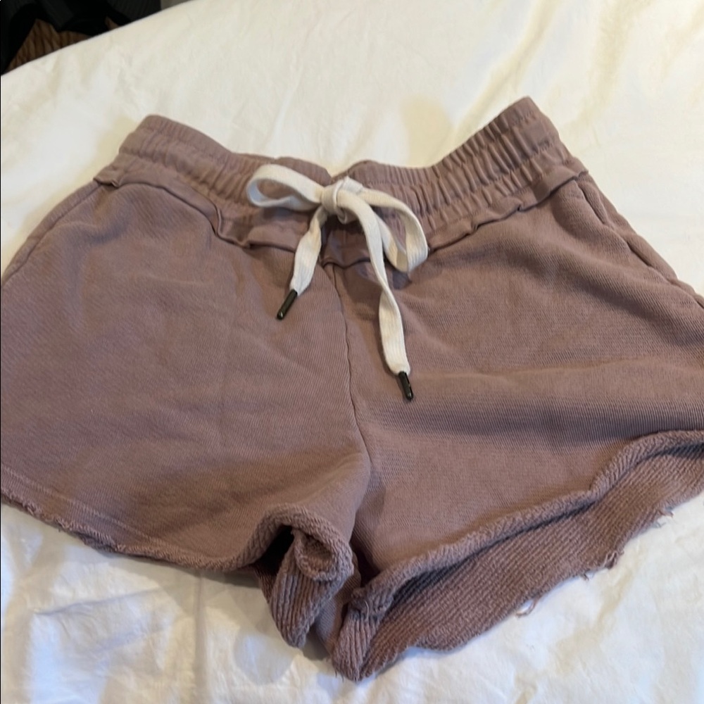 Project Social T Purple Athletic Shorts Elastic Waist